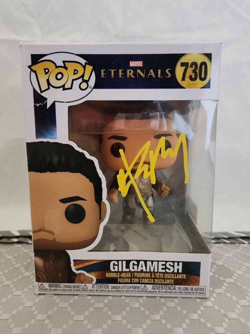 Ma Dong-seok signed Funko Pop! Vinyl: Marvel - Gilgamesh #730 w/COA